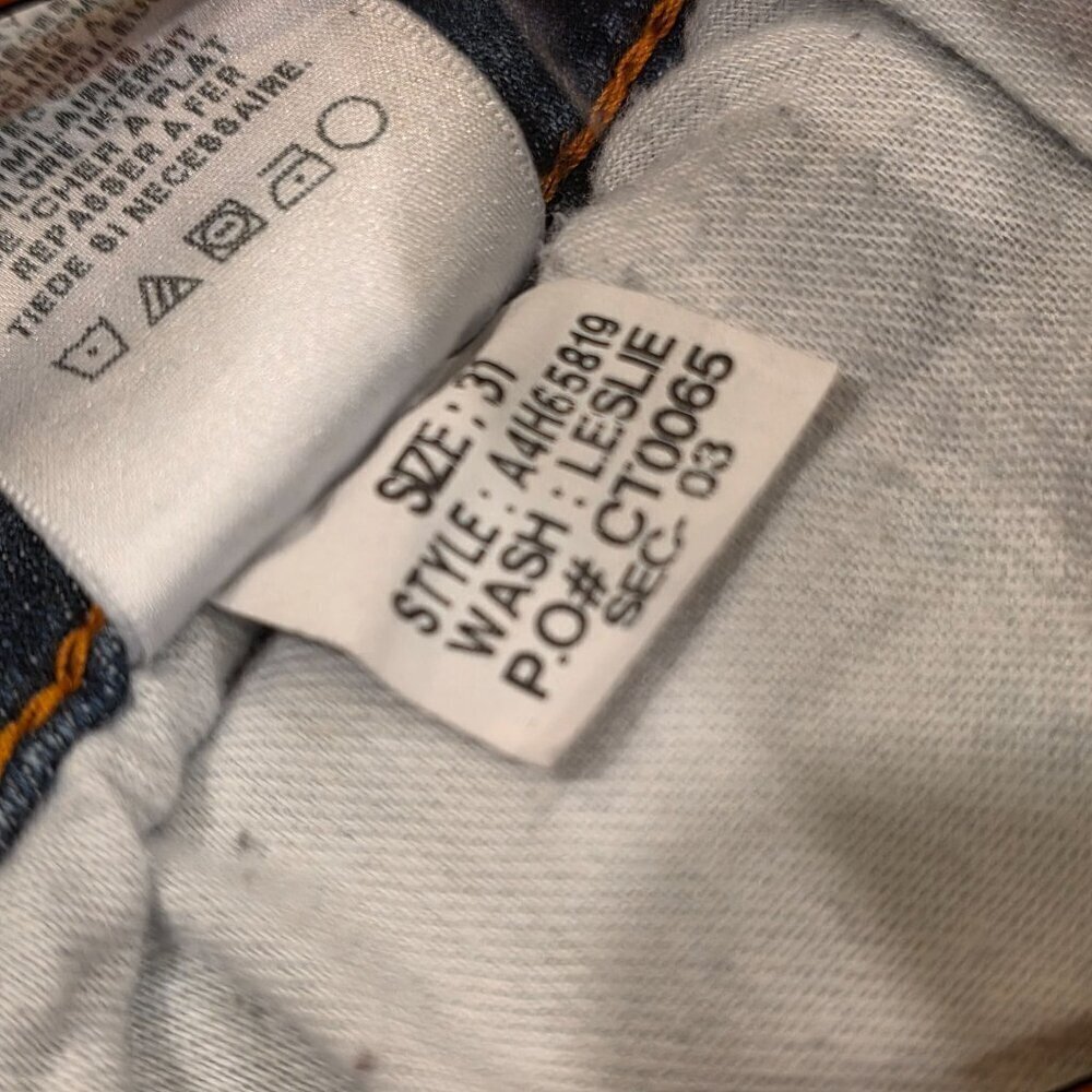 Joe's Jeans The Straight Leg Crop Cuffed Jeans Medium Leslie Wash 31 - Picture 14 of 16